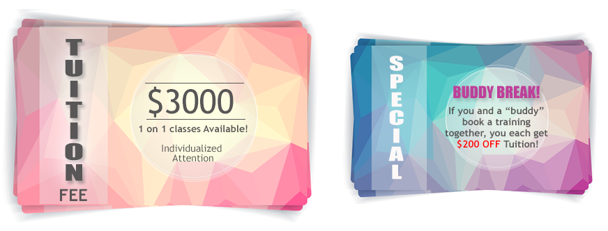 Permanent Makeup Training in California - 3000.00